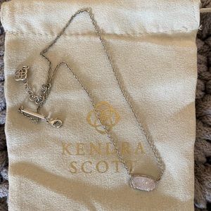Kendra Scott Elisa SILVER Iridescent Drusy